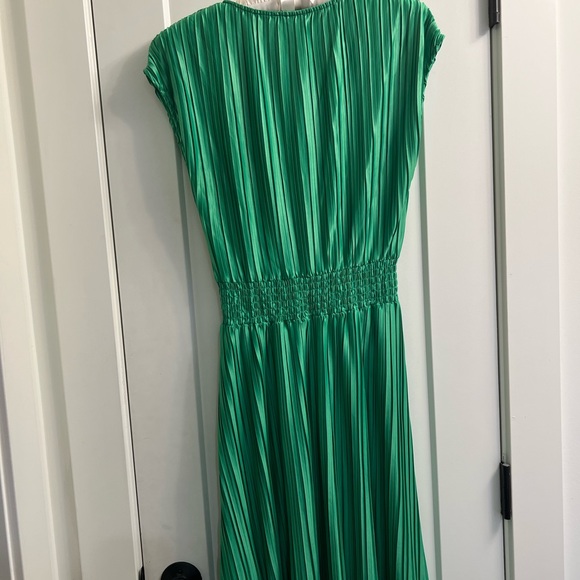 DKNY Emerald Green Cocktail Dress Size 14 - Picture 2 of 5